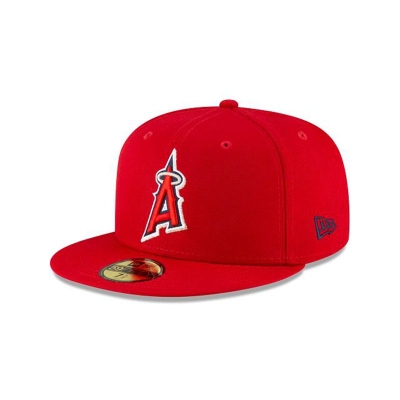Sapca New Era Los Angeles Angels MLB Ligature 59FIFTY Fitted - Rosii